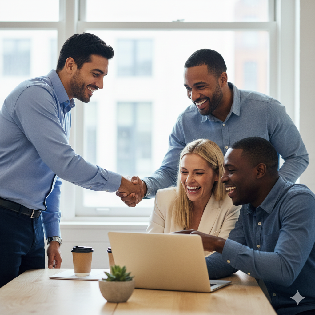 Veterans collaborating