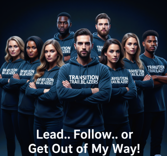 Confident team of professionals with arms folded - Lead, Follow, or Get Out of My Way